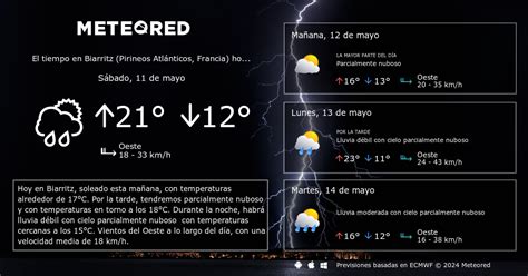 Tiempo en Bayona, Pirineos Atlánticos, Francia